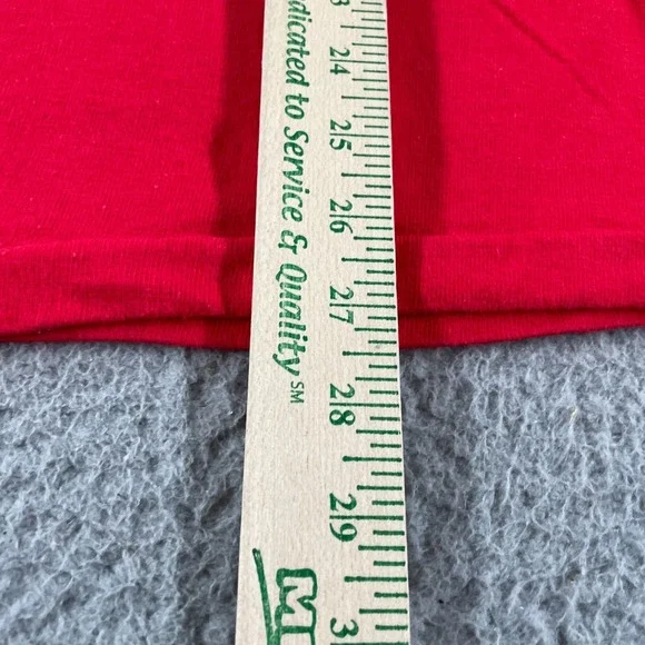 Vintage 70s Champion Blue Bar Tag Shirt L Red OHIO STATE BUCKEYES Single Stitch - Picture 7 of 11